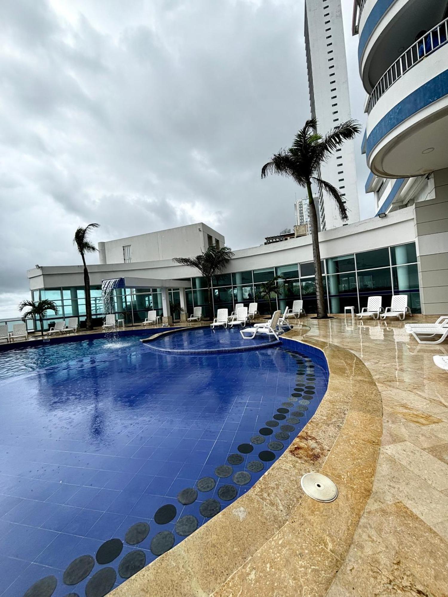 Paraiso En Bocagrande Con Vista Al Mar Cartagena Bagian luar foto